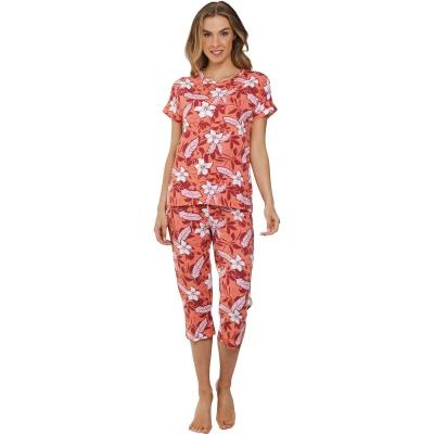 Afbeelding van Pastunette Pyjama Coral Breeze Bamboe Oranje Maat 38