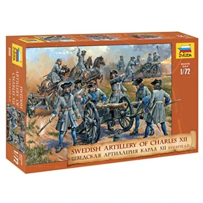 Afbeelding van Zvezda 500788066 1:72 Zweedse artillerie met figuur Cha.XII