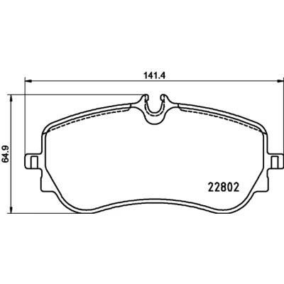 Afbeelding van Brembo Remblokset P 85 172