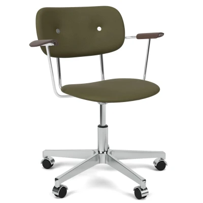 Afbeelding van Audo Copenhagen Co Task Bureaustoel Sierra 0441 Donker Eiken/aluminium