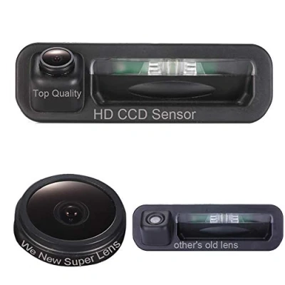 Afbeelding van Waterdicht 170 omkeerbare voertuigspecifieke handgreep camera geïntegreerd in koffergreep achteruitrijcamera voor kofferbak Ford Focus 2 3 2012 2015
