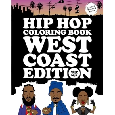 Afbeelding van Hip Hop Coloring Book West Coast Edition