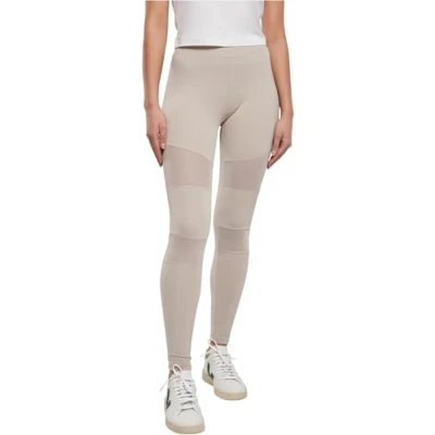 Afbeelding van Urban Classics Curvy TECH Legging, Dames, Maat: 4XL, Warmgrey