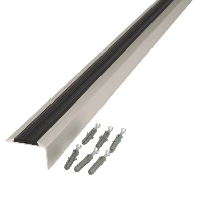 Afbeelding van Trapneusprofiel 900 x 46 29 mm zilverkleurig 14 stuks