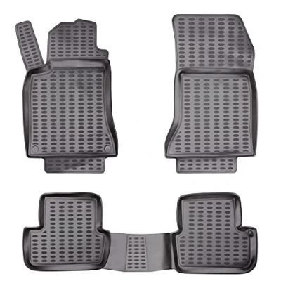 Afbeelding van Elmasline Design 3D rubberen mattenset voor Mercedes CLA (C118) vanaf 2019 extra hoge rand van 5 cm