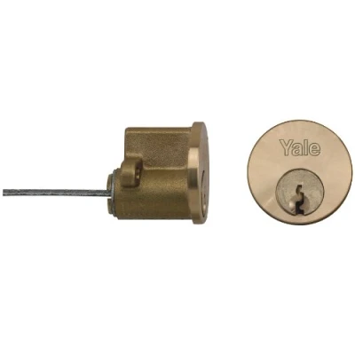 Afbeelding van Yale velgcilinder, geschikt voor deuren van 38 57 mm P gepolijst messing 2 Keys