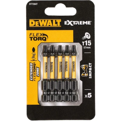 Afbeelding van DeWalt Accessoires IMPACT Torsion 50mm Torx T15 DT7394T QZ