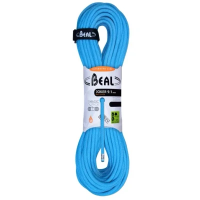 Afbeelding van Beal Joker 9.1 Unicore Dry Cover Multinorm Klimtouw 80m blauw