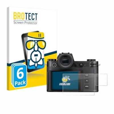 Afbeelding van BROTECT Screenprotector voor Leica SL3 S (Display + Schouderdisplay) Folie Beschermfolie Beschermglas transparant (6 Stuks)