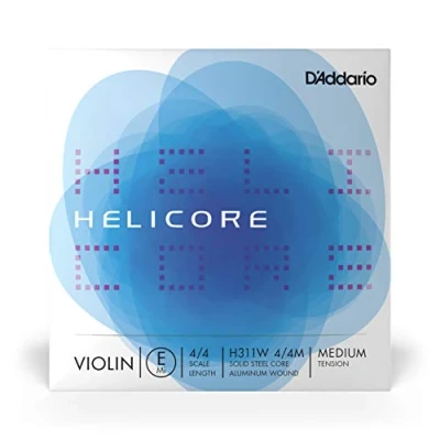 Afbeelding van D&#039;Addario Helicore vioolsnaren viool snaren 4/4 H311W 4/4M violen enkele &#039;E&#039; aluminium omgesponnen Medium