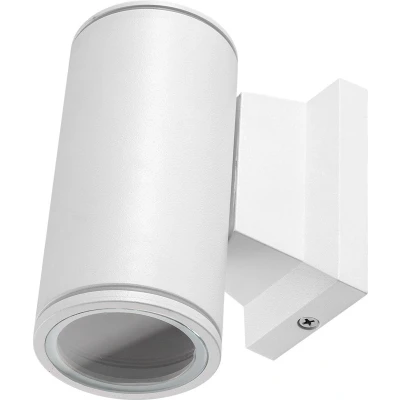 Afbeelding van Buitenlamp rond wit enkele GU10 lampvoet voor één spot waterdicht IP65