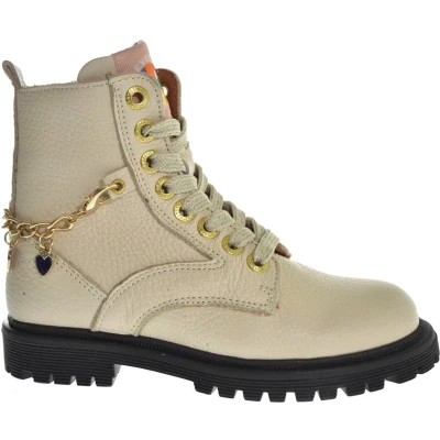 Afbeelding van Develab 42814 222 Meisjes veterboot Beige 32
