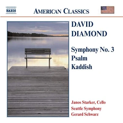 Afbeelding van János Starker, Seattle Symphony, Gerard Schwarz Diamond: Symphony No.3, Psalm ,Kaddish (CD)