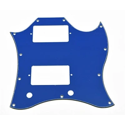 Afbeelding van KAISH Amerikaanse Standaard SG Volledige Gezicht Slagplaat Gitaar Pick Guard voor USA Speciale Blauw 3 Ply