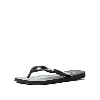 Afbeelding van Havaianas Hype Heren Teenslippers, Zwart Wit Wit, 39/40 EU