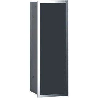 Afbeelding van Emco asis module 150 inbouw closetborstelgarnituurmodule 16 8x49 5cm chroom zwart 973027931