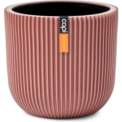 Afbeelding van Capi Europe Bloempot bol Groove Colours 17x15 Roze