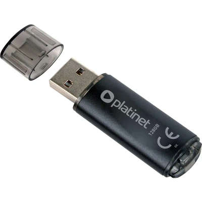 Afbeelding van Platinet PMFE128 USB flash drive 128GB zwart