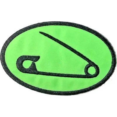 Afbeelding van Yungblud Safety Pin Patch Groen