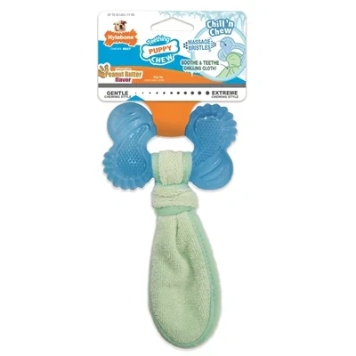 Afbeelding van Nylabone Verkoelend Kauwspeelgoed voor Puppy&#039;s L20xB10xH1,5cm