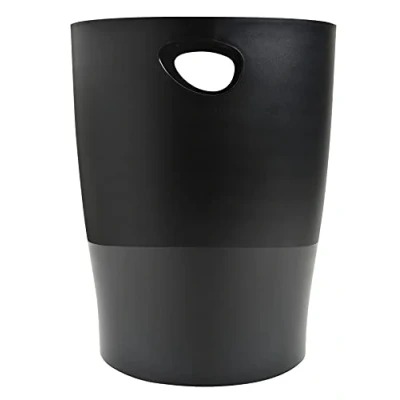 Afbeelding van Exacompta Classic 453014D prullenbak, 26 x 33,50 cm, zwart, 8 stuks