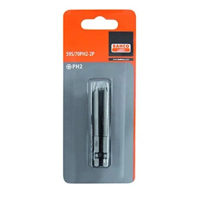 Afbeelding van Bahco 2xbits ph2 70mm 1 4 standard 59S/70PH2 2P