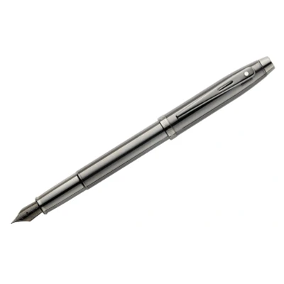 Afbeelding van Sheaffer vulpen 100/E9375 penpunt F Ionic Shiny dark grey gunmetal SF E0937543