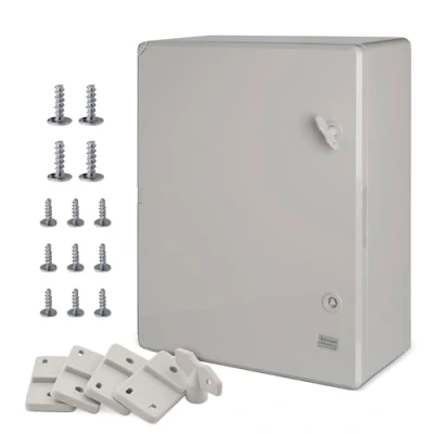 Afbeelding van BOXEXPERT ABS kunststof kast Vloot schakelkast IP65 grijs/transparant (ABS, 500x400x175mm grijs)