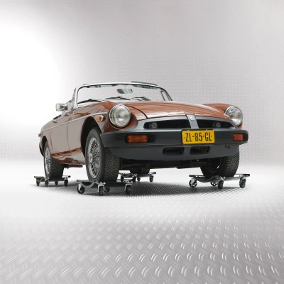 Afbeelding van Datona Automovers Set Van 4 Stuks Zwart