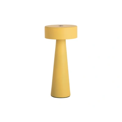 Afbeelding van Leitmotiv Tafellamp Mini LED Ring Heldergeel
