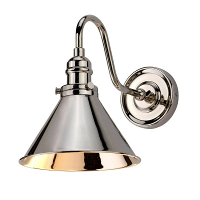 Afbeelding van Elstead Lighting LED Wandlamp Provence 1X E27 Max 60W Polished Nickel