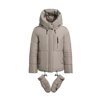 Afbeelding van khujo Winterjas &#039; PEEKE beige / greige