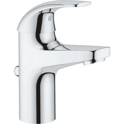 Afbeelding van Grohe start curve wastafelmengkraan s size trekwaste eengreeps 1 gats 149mm hoogte 89mm uitloop vast chroom 23805000