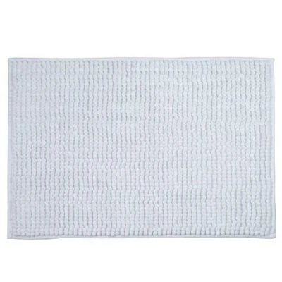 Afbeelding van MSV Badkamerkleed/badmat voor op de vloer ivoor wit 40 x 60 cm Microvezel Badmatjes