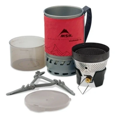 Afbeelding van MSR Windburner 1,0L Compacte kookset met een laag verbruik Rood