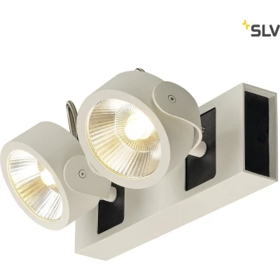 Afbeelding van Slv kalu wand en plafondarmatuur met twee lichtbronnen led 3000k zwart 60 1000130