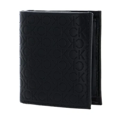 Afbeelding van Calvin Klein Perfed trifold 6cc w/coin portemonnee heren black