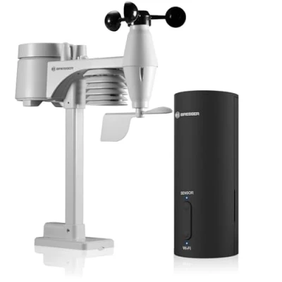 Afbeelding van Bresser WiFi Gateway Weerstation El Niño met 7 in 1 sensor, binnentemperatuur, vochtigheid, wind, regen, UV, online dataoverdracht
