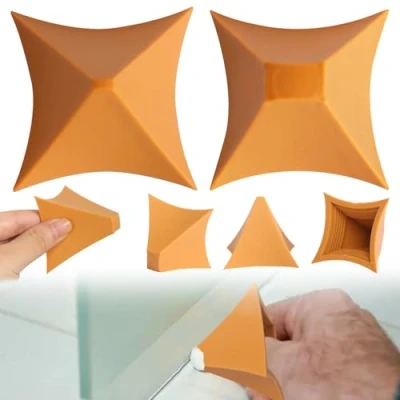Afbeelding van 2 stuks Siliconen Seam Tools Siliconenverwijderaar Gereedschap Naaigereedschap Afdichtingsgereedschap Caulking Applicator Afwerking Tool Caulk Silicone