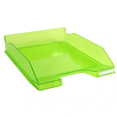 Afbeelding van Exacompta 117104D COMBO QUER verpakking (met brievenbakje, 255 x 365 65 mm) MIDI 1 Stuk Apfelgrün Transluzent Glossy