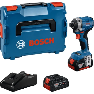 Afbeelding van BOSCH GDR 18V 215 accu draaislagmoeraanzetter in L BOXX 136 (2x 4,0Ah + lader) 06019N2002