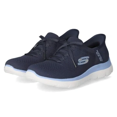 Afbeelding van Skechers Slip Ins: Summits New Daily, Vrouwen, Marineblauw, Sneakers, maat: 38