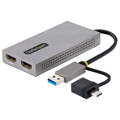 Afbeelding van StarTech.com 107B USB HDMI grafische adapter 3840 x 2160 Pixels Grijs