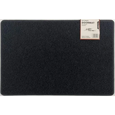 Afbeelding van Nicoman Vuilvanger Barrier Deurmat zware Vloermat (geschikt voor binnen en buiten), Medium (75x44cm), Zwart