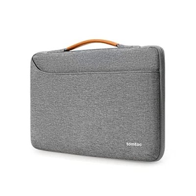 Afbeelding van tomtoc 360 Hoes voor 14 inch Nieuwe MacBook Pro M3/M2/M1 Pro/Max A2992 A2918 A2779 A2442 2023 2021, 12,9&quot; iPad met Magic Keyboard Folio, Waterafstotende Laptophoes Briefcase