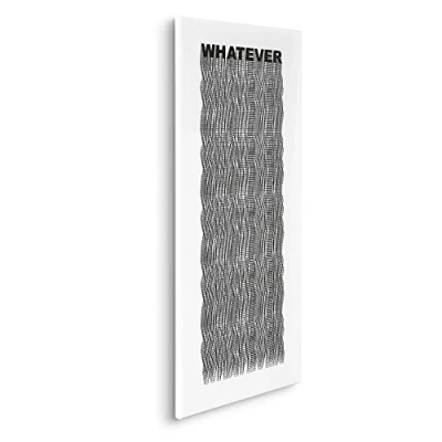 Afbeelding van Komar Artprint op linnen Typo Whatever (1 stuk)