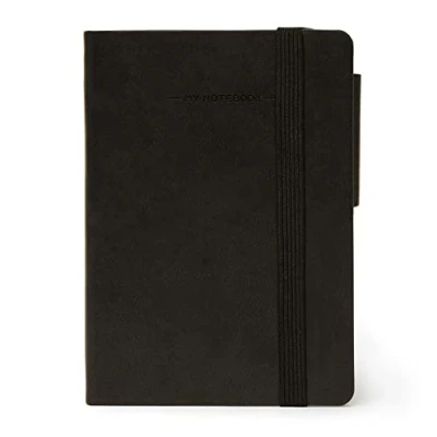 Afbeelding van Binden mynot00 notitieboek, 9,5 x 13,5 cm 9.5 13.5 zwart.