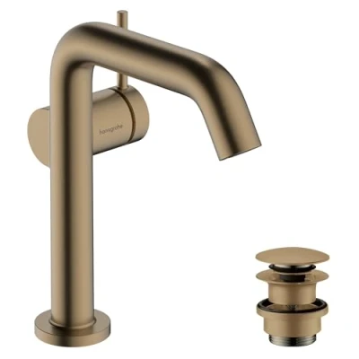 Afbeelding van Hg basin mix 150 tecturis s fine coolstart with push open waste set bb 73340140