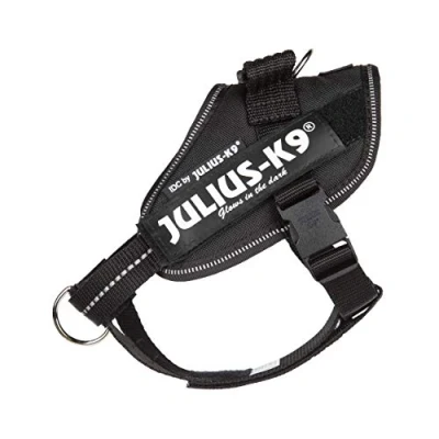 Afbeelding van Julius K9 16IDC PBGHS MM IDC Powerharnas, hondenharnas met Front Control Y riem, maat: Mini Mini, zwart