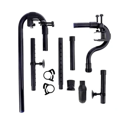 Afbeelding van WANGCL Aquarium Waterinlaatafvoerbuizenset, Fish Tank extern filter, Waterpijpfittingen, Waterinstroom uitstroombuis, Externe aquariumbuis, Aquariumfilteronderdelen